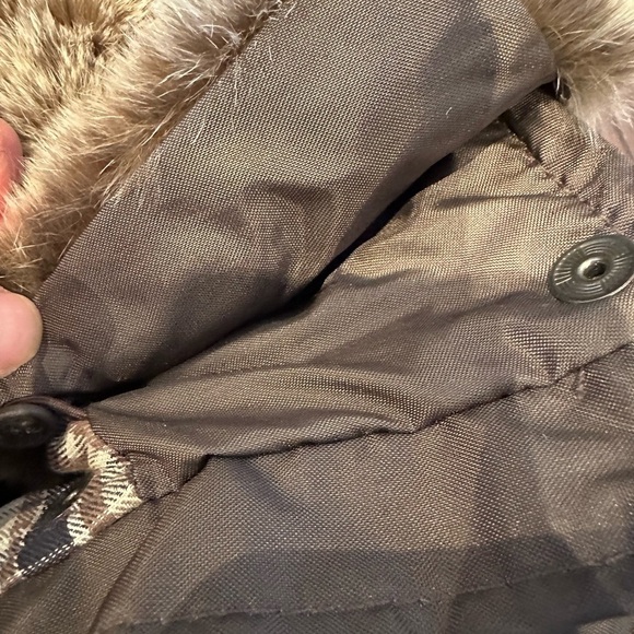 BELSTAFF GOLD LABEL Ladies Women’s 42 Small Brown Jacket Fur Collar Cuffs - Picture 12 of 16